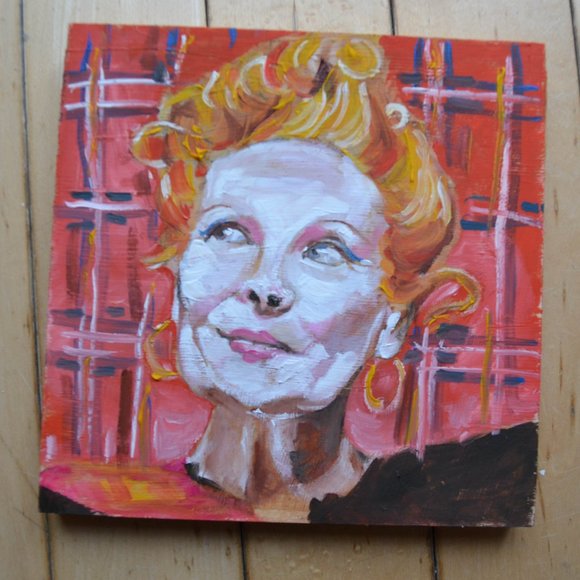 Vivienne Westwood portrait Original oil painting - Picture 1 of 1